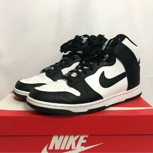 Nike Dunk Hi black white